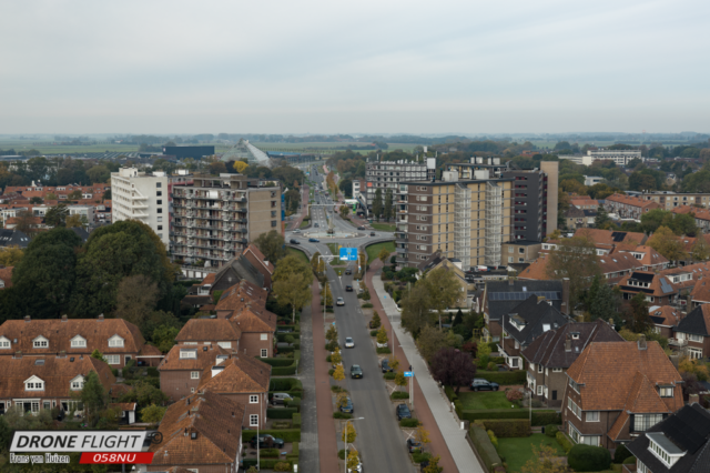 Harlingerstraatweg met zicht op het Europaplein